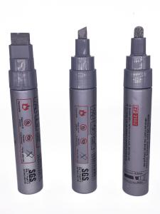 Wholesale 25mm barrel size 20g ink Big paint pen sliver color permanent wrinting in any surface from china suppliers