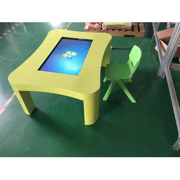 Custom Size Interactive Touch Screen Table Waterproof Touch Screen Smart Table for kids gaming