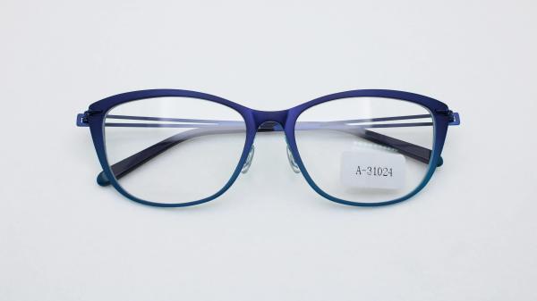 Matte titanium optical frame durable high quality computer reading daily eye