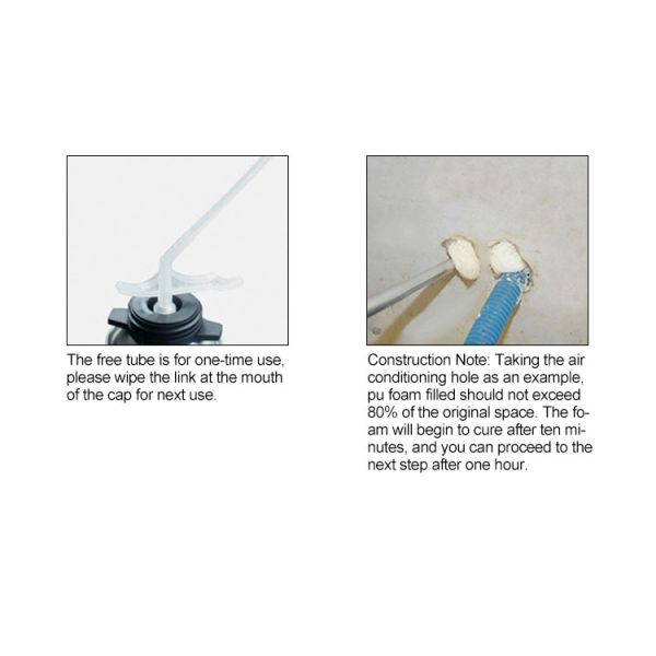 750ML Insulation Pu Foam One Component Polyurethane Foam General Purpose Water Resistance