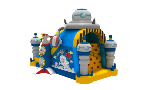 Inflatable Combos 1000D Fireproof Inflatable Jump House Castle Space World Blow