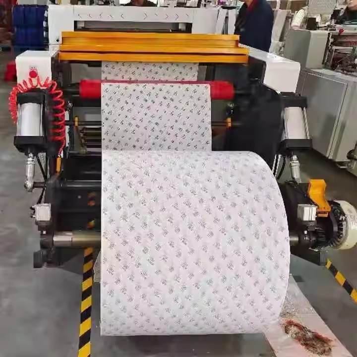 HQJ 1100 Automatic Reels Material To Sheet Cutting Machine For Paper And Plastic Roll Material Sheetter Machine