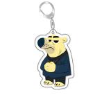 Zootopia Souvenir Printed Acrylic Charms Keychain With Metal Ring And Fashionabl