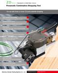 Pneumatic Strapping Tool Semi-automatic 6000N Max.Tension Strapping Machine for