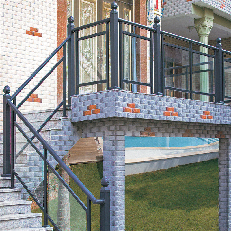 Forged iron 316SS Commercial Stair Railing Balustrade Interior