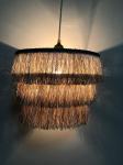 White CE Tassel Fringe Lampshade Drum Shaped 2 Or 3 Tier 220mm