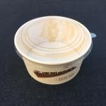 Degradable Disposable 37oz Kraft Salad Bowl With Lid Food Container
