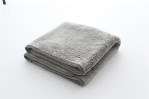 Wholesale 25&quot;x36&quot; gray color microfiber microfibre plush coral fleece towel from china suppliers