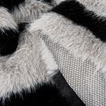 Plush Women's Coat Fabric Long Fair Fur Jacquard Faux Fur for Artificial Density