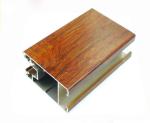 Quality Light Aluminium Window Profiles , Wood Finished Extruded Aluminium