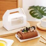 Custom Wholesale Disposable Food Packaging Box Swiss Roll Cake Box Supply