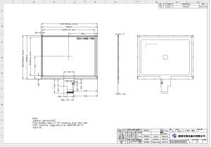 Wholesale Full View 8.0 Inch LVDS Interface LCD TFT Display Resolution 1024x768 from china suppliers