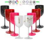 Reusable Branded Wine Accessories Santero 958 Plastic Wine Goblets