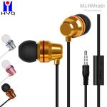 Noise Isolating Wired In Ear Earphones With Microphone Heavy Deep Bass Ear Buds