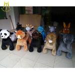 Hansel kids rides for shopping centers stuffed animal car ride electric zoo