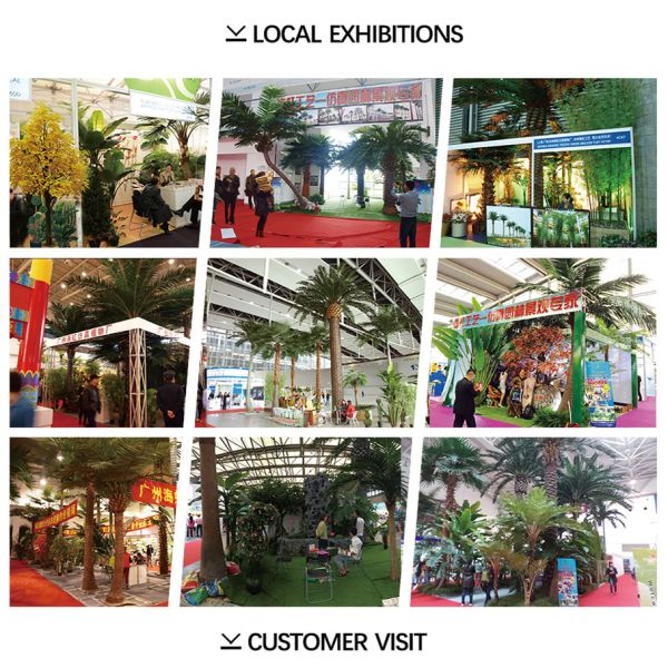 Environmentally Friendly Artificial Magnolia Tree No Color Fading Evergreen Plants