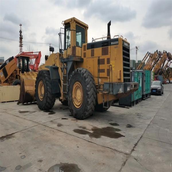 Construction 12 Ton Used Komatsu WA600-3 Wheel Loader 600 Model Heavy Front Head