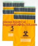 Shield Autoclavable Biohazard Bags , Biohazard Waste Bags With Pocket Medical