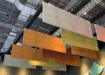 Durable Felt Ceiling Baffles Sound Absorption , Multi Colored Hanging Sound