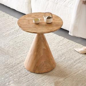 Wholesale Oak Veneer End Table Natural Wood Top Solid Wood Legs Side Table For Living Room And Hotel Use from china suppliers
