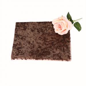 Wholesale 260gsm Crushed Velvet Upholstery Fabric 75D 72F 100% Polyester from china suppliers