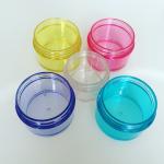 15g Empty PET Plastic Clear Cosmetic Jar With Lid Skin Care Balm Lip Scrub