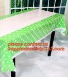 10Pcs Pack Waterproof Rectangle 137cm x 274cm Table Cover Tablecloth Plastic