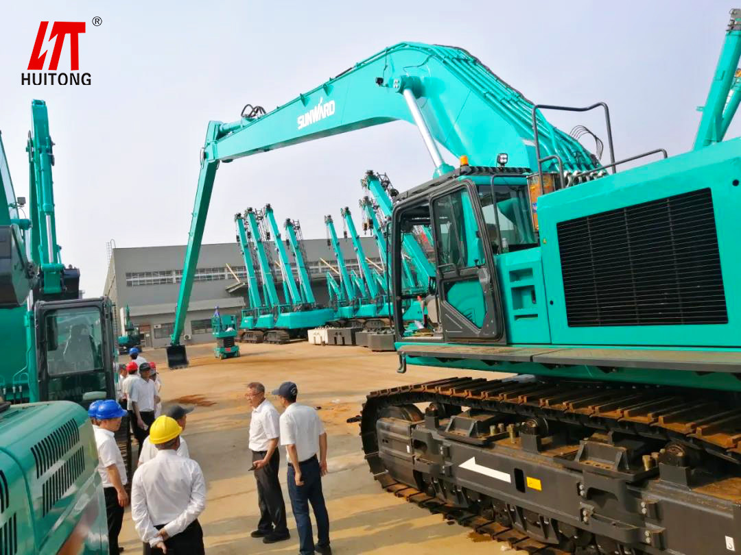 Best Supplier Long Reach Boom And Arm 10 20 26 Meters Extension Arm to PC CAT DX Excavator