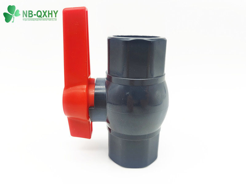 Inch Black UPVC Octagonal Ball Valve for Water Supply