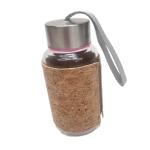 OEM Reusable Glass Water Bottle With Cork Sleeve Dampproof