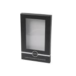 SGS UV Coating 182gsm Eco Friendly Packaging Boxes With Window Lid