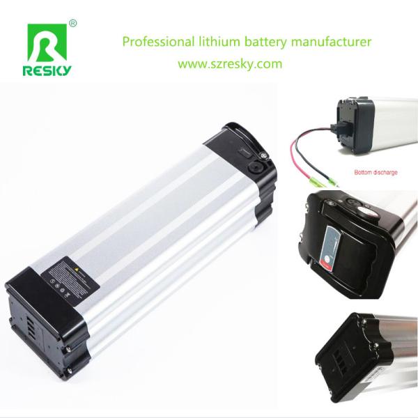 Silverfish Rechargeable Li-Ion Battery 36V 10.4ah 350W Storage Lithium Ebike