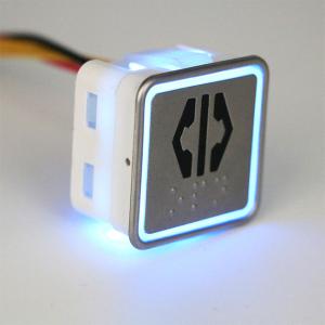 Wholesale 32mm Square Cop Lop Button Elevator Touch Button Lift Push Button from china suppliers