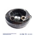 3.8mm Car Reverse Camera Cable , 4 Pin Extension Cable With Lock
