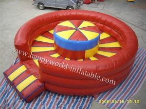 Wholesale inflatable bull riding machine , inflatable mechanical bull mattress , inflatable red bull from china suppliers