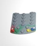 Multicolor Matte Silicone Rubber Keyboard For Calculator