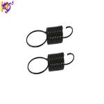 OEM Overload Coil Springs , Black Zinc Electroplating Tension Coil Springs