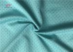 Blue Elastic Sports Mesh Fabric 95% Polyester 5% Spandex For Sportswear
