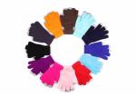 Three Finger Warm Touch Screen Gloves , Acrylic Knitted Magic Touch Screen