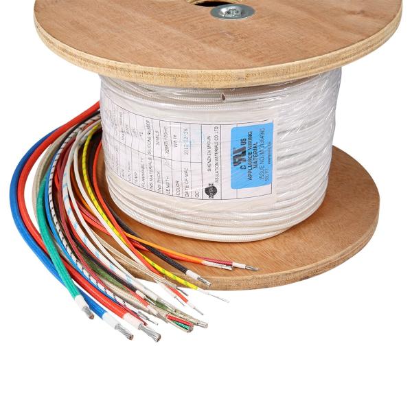 Awm3122 Flexible High Voltage Silicone Rubber Insulation Wire Fiberglass