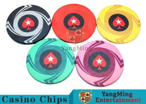 Wholesale Ceramic Casino Poker Chips , Poker Chips And Cards With Dynamic Textures Design from china suppliers