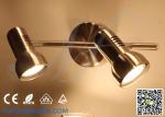 Hot Sale Double Heads LED Vanity Light Fixtures Nickel Matt Come With 2x5W GU10