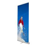 Roll Up Retractable Banners For Trade Shows Aluminum Alloy Material