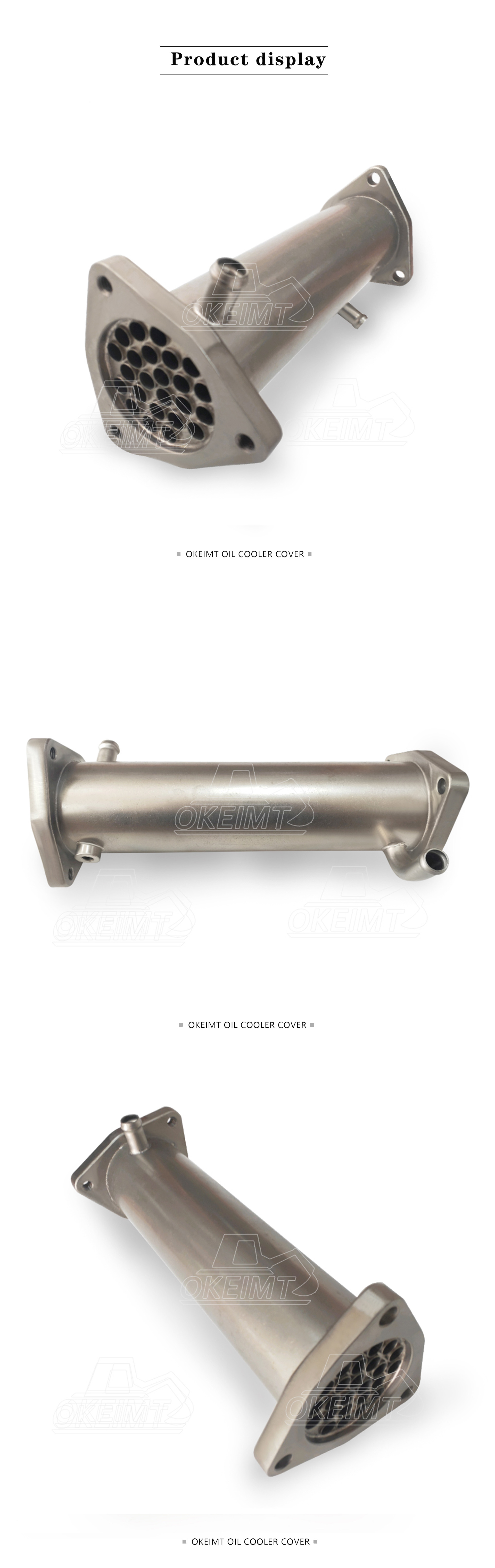 Excavator Engine Parts For Isuzu Engine Parts 6WG1 EGR Cooler Pipe1161270224