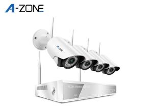 Wholesale Night Vision Wireless CCTV Camera Kit 4CH , Wireless Ip Camera System With nvr from china suppliers