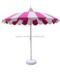 8.5 ft durable stainless steel pole white umbrella pagoda light weight pagoda