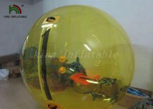Wholesale Yellow Ball Inflatable Walk On Water Ball For Children Amusement from china suppliers