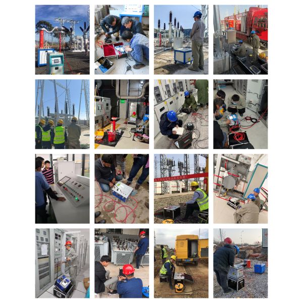 Automatic 6 Phase Relay Protection Tester Stainless Steel Primary Injection Tester
