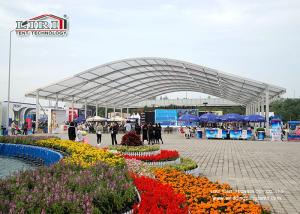 Wholesale 30m Width clear top arcum outdoor event tents with open sidewall for sports from china suppliers