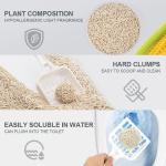 Dust Free Easy Clumping Powerful Absorbent Flushable Pure Tofu Cat Litter